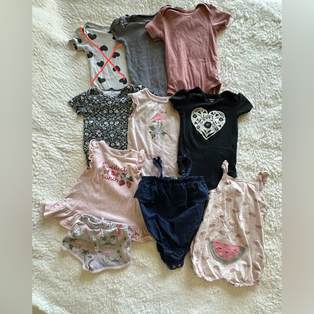 18 months baby girl lot